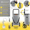 KESSER® Einkaufstrolley klappbar mit 56L Kapazität und Produktbild-Vorschau 7