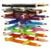 A stack of colored pencils arranged in a pyramid shape. Podgląd zdjęcia produktu