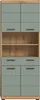 A tall cabinet with multiple doors and shelves, shown against a white background. Produktbild-Vorschau