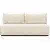 A cream-colored boucle sofa is shown against a white background. Produktbild-Vorschau