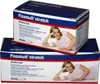 Two boxes of BSN Fixomull stretch medical tape are stacked on top of each other. The boxes feature a woman with her arm resting on her head, and text describing the product. Anteprima dell’immagine prodotto