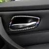Dreifarbige Carbon Fiber Auto Türgriff Dekorative Aufkleber Produktbild-Vorschau 1