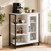 KOMFOTTEU, mobiletto contenitore in legno, credenza con 3 Anteprima dell’immagine prodotto 7