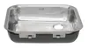 REGINOX Edelstahlspüle L18 4035 SK 100 mm tief (L) OHNE Produktbild-Vorschau 1