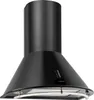 Noir Hotte aspirante rétro noir acier 60cm 430 m³/h Voir les images du produit 1