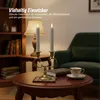 Candele a bastoncino LED Relaxdays, set da 2, A x P: 25 x 2 Anteprima dell’immagine prodotto 3