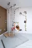 Sprossenwand für Kinder Indoor Klettergerüst aus Metall mit Produktbild-Vorschau 9