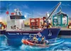 70769 Veľká kontajnerová loď s colným člnom Náhľad obrázku produktu 5