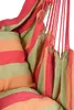 Close-up view of a striped hammock chair. Náhled obrázku produktu