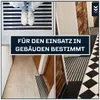 POLENTEX Aluminium Fußmatte für Türen mit Rahmen 80x60 cm, Produktbild-Vorschau 4