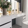 Coiffeuse Vicco Sherry Blanc/Blanc Haute brillance 158.2cm Voir les images du produit 4