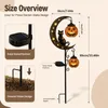 Solární zahradní světýlka na Halloween: Černá kočka a Náhled obrázku produktu 2