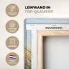 MuchoWow® - Leinwandbilder - Strand - Sonne - Düne - Gras - Produktbild-Vorschau 3