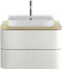 DURAVIT HP031B07171 Konsole m.1Aus.HappyD2+,16x650x480mm Produktbild-Vorschau 1
