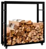 Dřevěný stojan Keri s kolečky 25x80x125, černý kov Náhled obrázku produktu 2