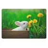 MuchoWow® Schreibtischunterlage Kaninchen - Löwenzahn - Produktbild-Vorschau 1