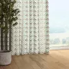 Dekoria Vorhang mit Kräuselband, blau-beige, 130 x 100 cm Produktbild-Vorschau 2