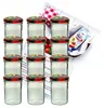 12er Set Sturzglas 435 ml To 82 Obst Deckel incl. Diamant Produktbild-Vorschau 1