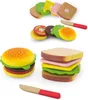 Viga 50810 Spielende Lebensmittel - Hamburger & Sandwich Produktbild-Vorschau 8