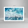 Poster - Poster ohne Rahmen - Meer Welle Ozean - 70x50 cm - Produktbild-Vorschau 4