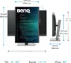 BenQ 61,2cm RD240Q    16:10 HDMI/DP bk.lift/pivot spk. Náhľad obrázku produktu 8