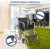 Rollstuhl Faltrollstuhl Denver Mobiclinic Sitzhöhe 46 cm Produktbild-Vorschau 4