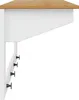 vidaXL Appendiabiti HILL, bianco e color miele, 90 x 35 x Anteprima dell’immagine prodotto 5