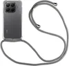 A clear product shot of a phone case with a lanyard attached, isolated on a white background. Produktbild-Vorschau