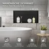 LuxeBath Wandnische aus Edelstahl, 60x30x10 cm, Schwarz, Produktbild-Vorschau 2