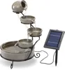 esotec Solar Kaskadenbrunnen Firenze aus Keramik, grau, Produktbild-Vorschau 2