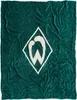 SV Werder Bremen Kuscheldecke Raute 150x200cm Produktbild-Vorschau 3