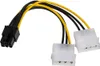 Kabel adapter Akyga AK-CA-13 2x Molex (M) - PCI-Express Podgląd zdjęcia produktu 1