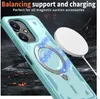Dual Layer Hülle für Xiaomi Redmi 12C/Poco C55 Metall Ring Produktbild-Vorschau 4