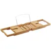 Výsuvná podpěra vany Zeller, bambus, 70-105x22x4 cm, hnědá Náhled obrázku produktu 1