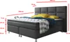 Inter Handels Boxspringbett Miami 180x200 | Boxspringbett Produktbild-Vorschau 7