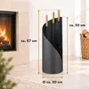 Relaxdays, juego de accesorios para chimenea, set de 4 Vista previa de la imagen del producto 4