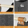 XXL Holzkorb Filztasche für Kaminholz und Einkauf, Produktbild-Vorschau 3