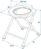AS Campingtoilette 150K klappbar Camping mobile Toilette Produktbild-Vorschau 4