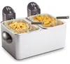 Frifri 1998, 9 L, 3 kg, Dvojitý, Nerezová oceľ, Kov, 6400 W Náhľad obrázku produktu 1