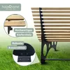holz4home® Waldliege aus Holz I Wellenholzliege Holzliege Produktbild-Vorschau 4