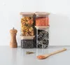Sada 4 nádob s dřevěnými víčky Náhled obrázku produktu 9