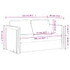 vidaXL Bodensofa mit Schlaffunktion Blau 112x174x55 cm Produktbild-Vorschau 8