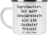 Mr. & Mrs. Panda Emaille Tasse Spruch Urgroßmutter Schätze Produktbild-Vorschau 1
