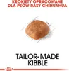 A single piece of kibble is shown with technical drawings and text. Produktbild-Vorschau