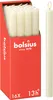 Bolsius 16er Set Stabkerzen rustik,  27cm, weiß Produktbild-Vorschau 1