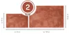 Badematte Florida rutschfest 40 x 60 cm + 60 x 100 cm Produktbild-Vorschau 2