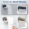 Držák na toaletní papír bez vrtání [s brzdou odvíjení] z Náhled obrázku produktu 3