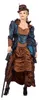 Steampunk Kleid Copper Blue - Fasching Kostüm Karneval Produktbild-Vorschau 4