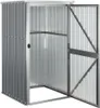 vidaXL Capanno da giardino grigio 88x89x161 cm Acciaio Anteprima dell’immagine prodotto 5