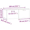 vidaXL Szafka ścienna betonowa szara 100x36,5x35 cm Podgląd zdjęcia produktu 8